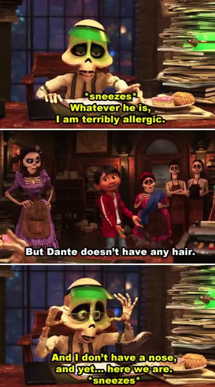 32. In Coco, when things got a little too real in the afterlife