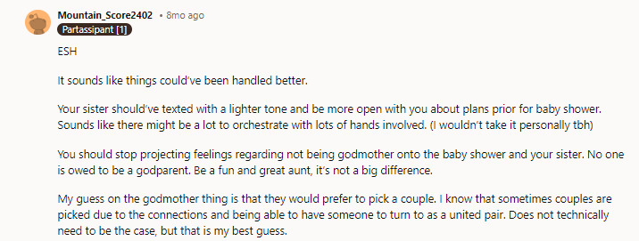 No one is owed to be a godparent. Be a fun and great aunt; it’s not a big difference.