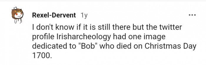 The Twitter profile Irish archaeology