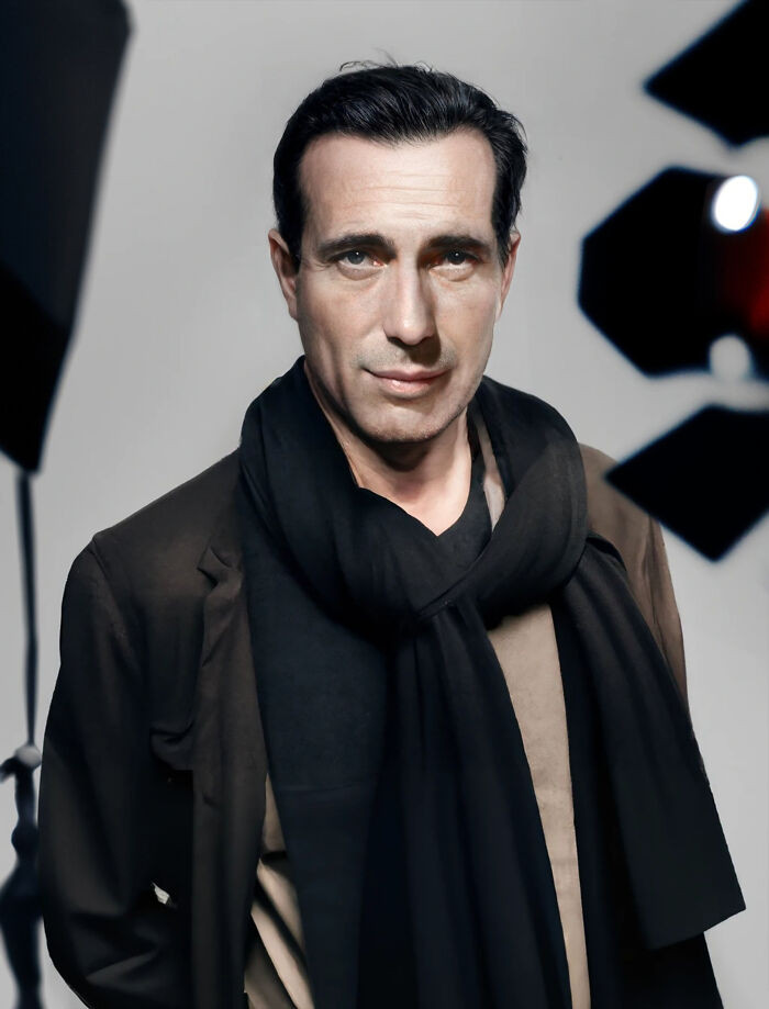 15. Humphrey Bogart, an American filmmaker and actor nicknamed Bogie.