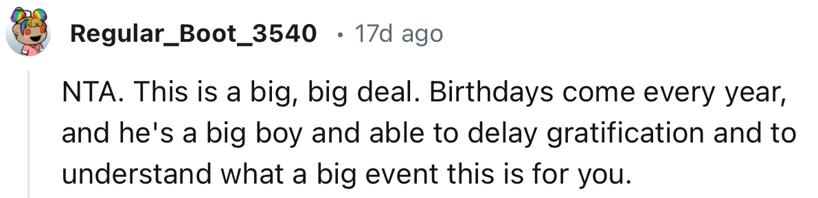 According to this user, Jake should be more understanding