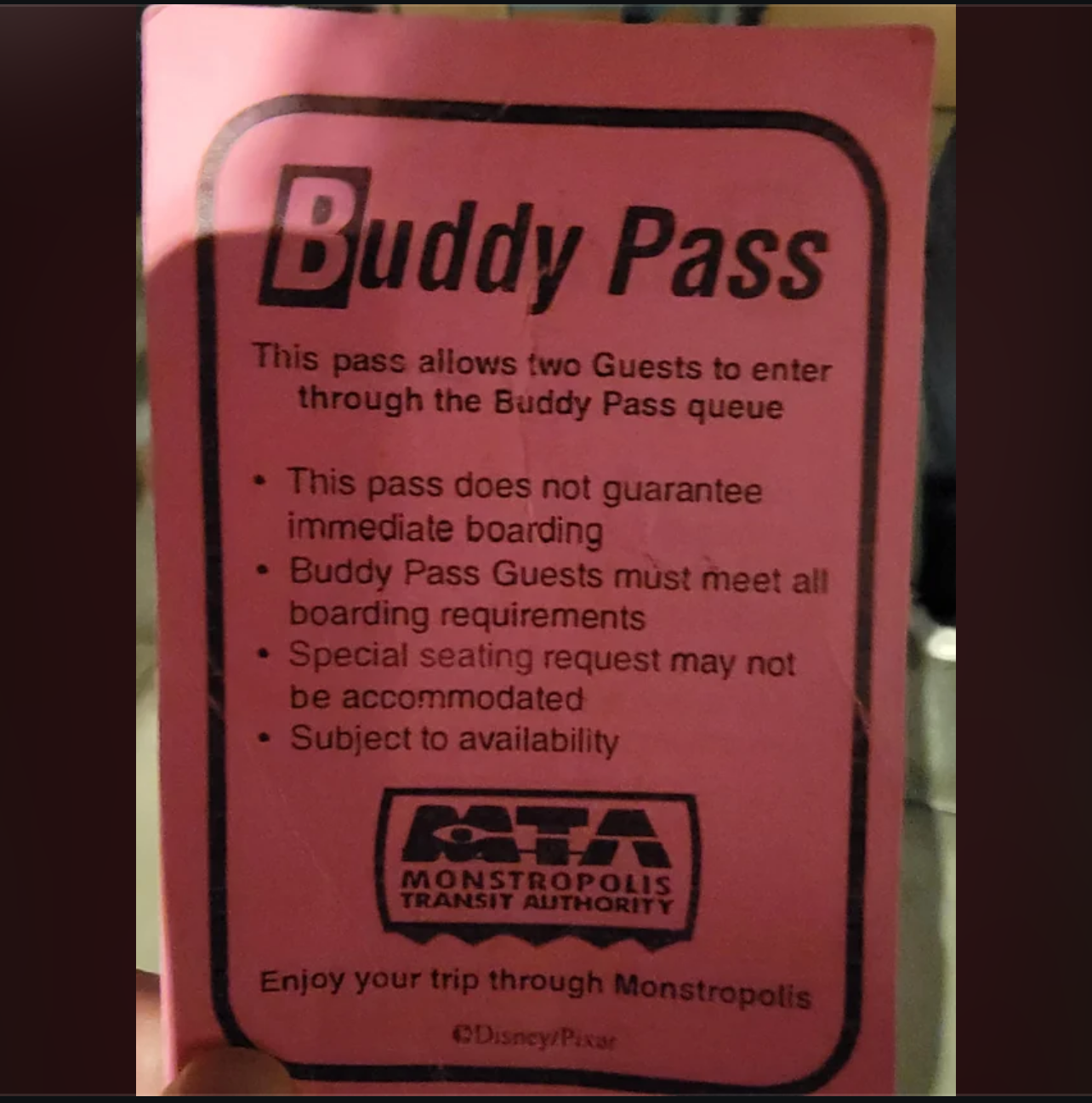 5. A Buddy Pass lets you skip the line and enjoy your favorite ride even sooner