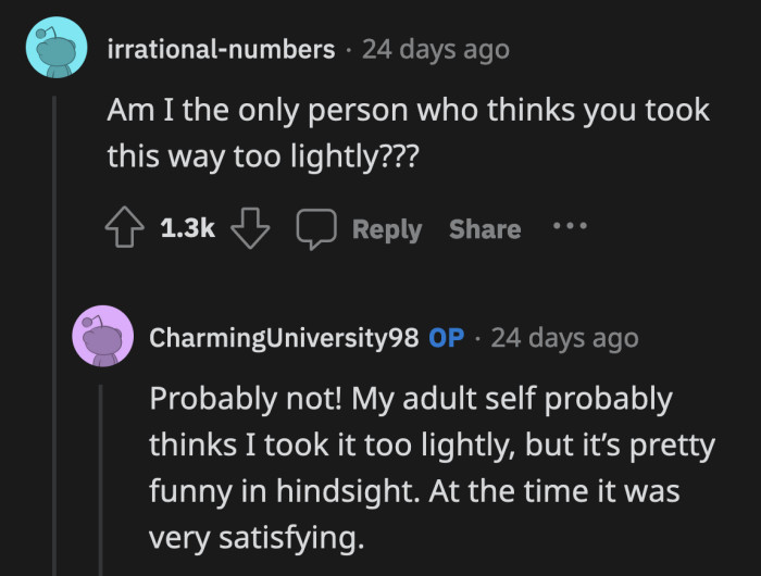 What OP did may be petty, but watching her thieving roommate fix issues for two weeks was more gratifying than the bureaucracy of filing a police report.