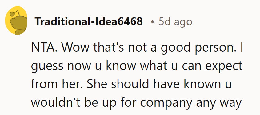 A real eye-opener about her character!