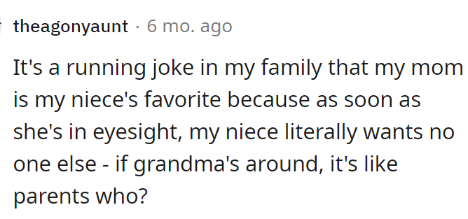 Babies do have favorite people.