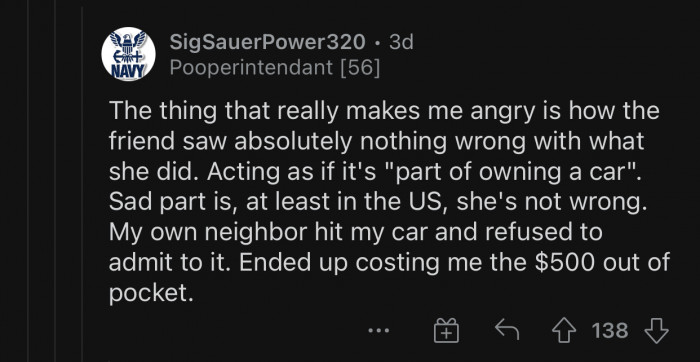 If the coworker doesn't pay for it, the owner has to do it themselves.