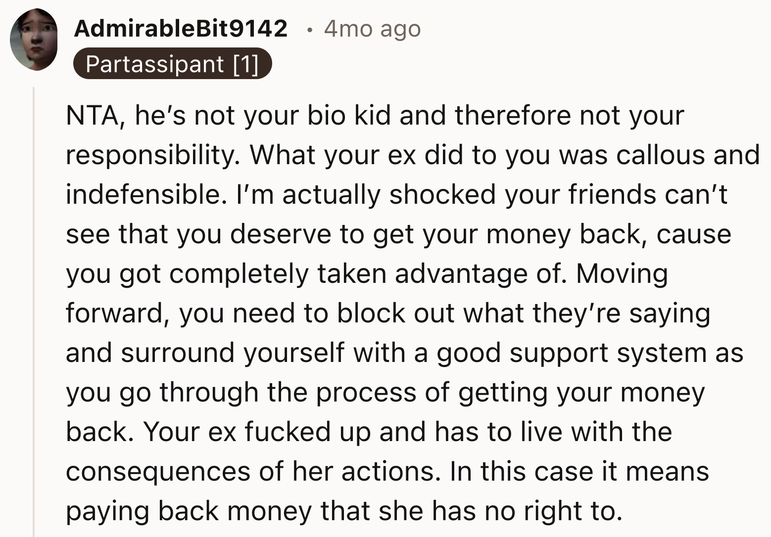 It's Not His Biological Kid So He Doesn't Need To Pay Child Support