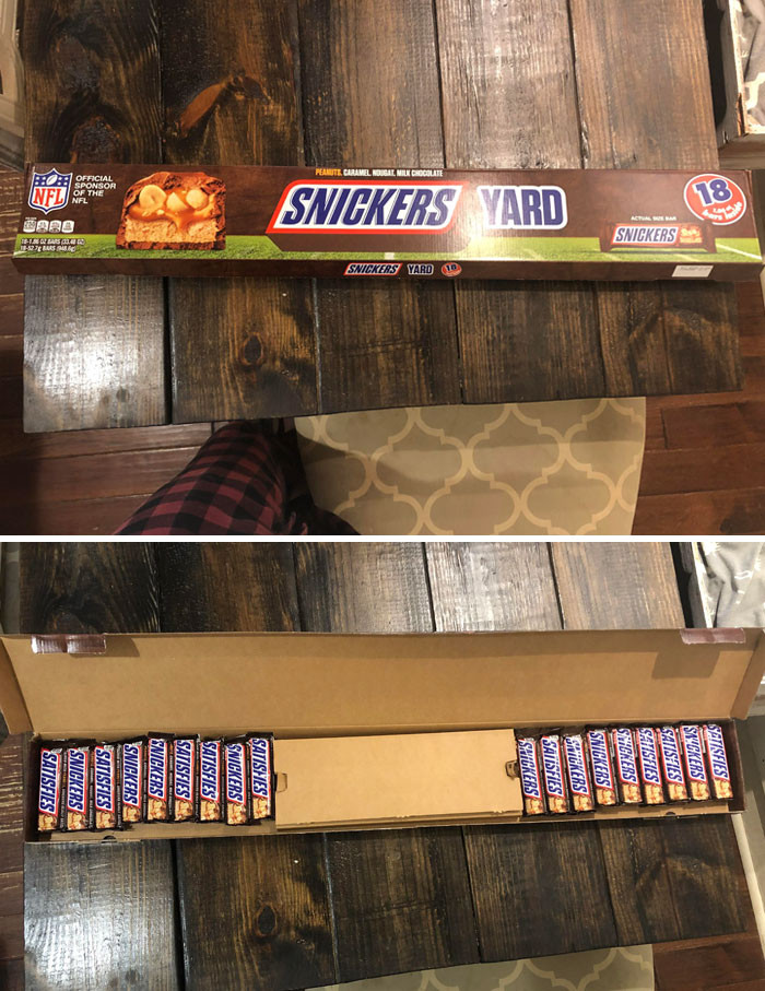 25. They could've used the cardboard for something better.