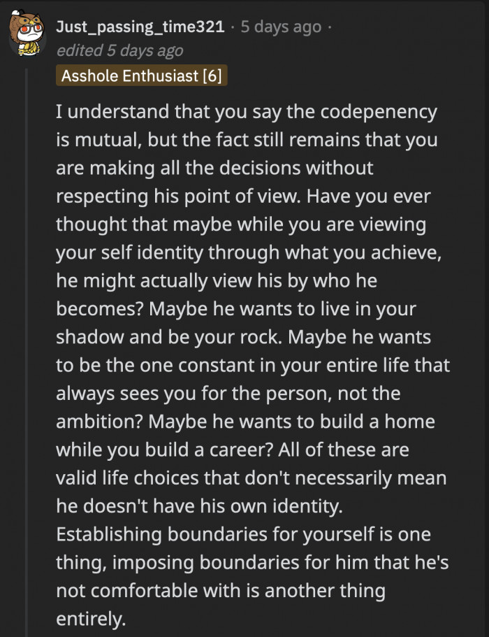 The Redditor replied with a more...