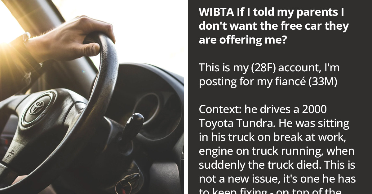 Redditor's Fiance Refuses To Trade Vehicles With Step-Dad Because It's Ruined