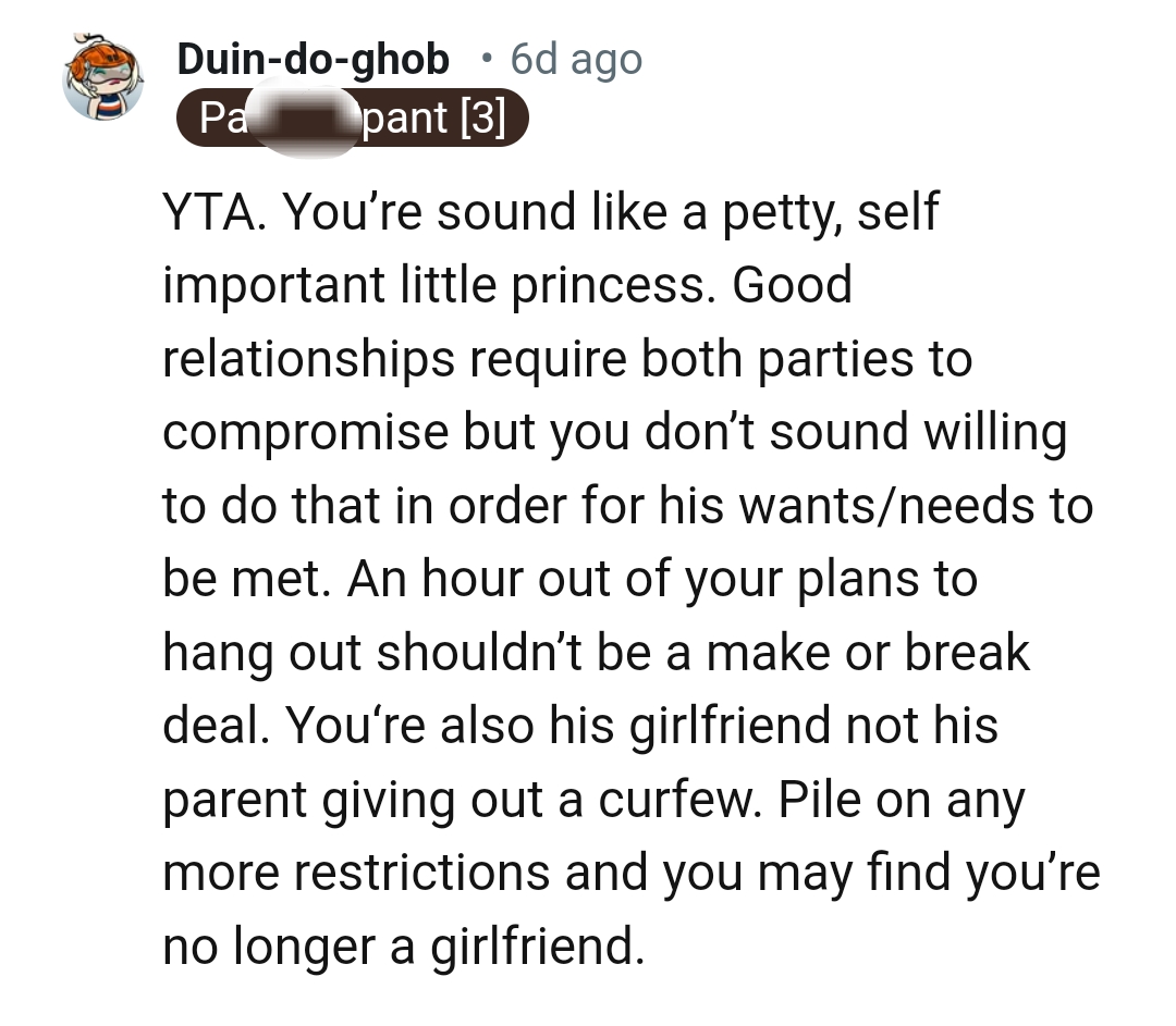 Any more restrictions