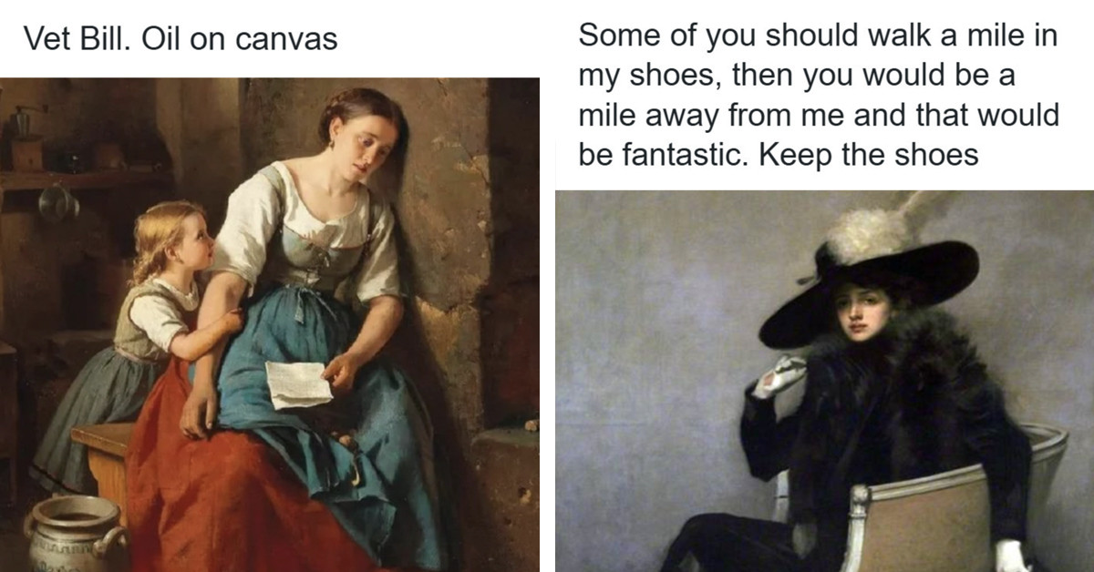 Humans Can Never Change - 50 Hilarious Classical Art Memes Proving Nothing Is New Under The Sun