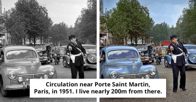 Old Black-and-White Images Get New Depth Through Color