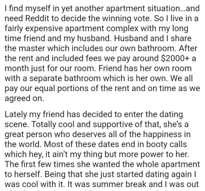 The OP is totally cool and supportive of her friend dating as she’s a great person who deserves all of the happiness in the world