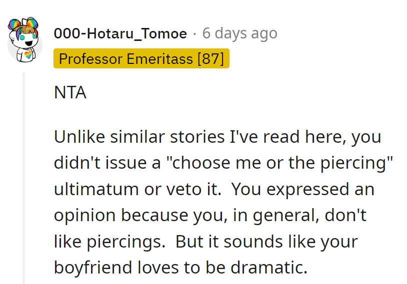 No ultimatums, just opinions! Drama aside, it's all about puncturing the right points.