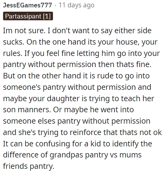 This situation can be confusing for the child.