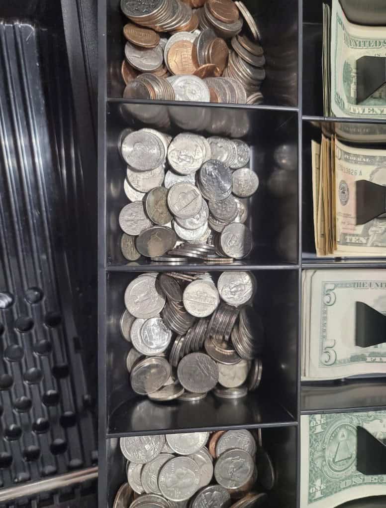 1. “How my coworker keeps the change.”