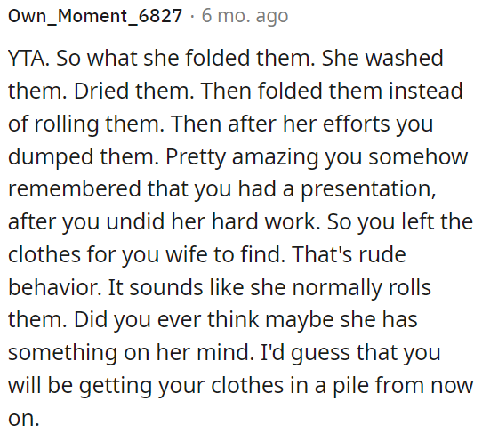 Remembering his presentation afterward doesn't excuse this.