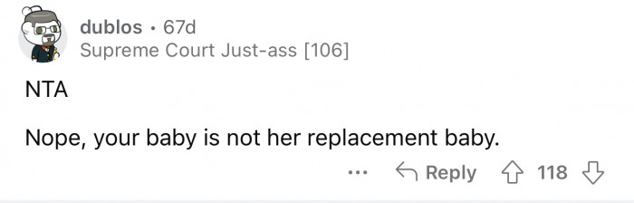 Life doesn't work that way.