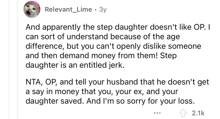 That's some next-level entitlement right here.