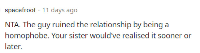 It's kind of interesting that something like this hasn't happened yet, and they've been dating for a year.