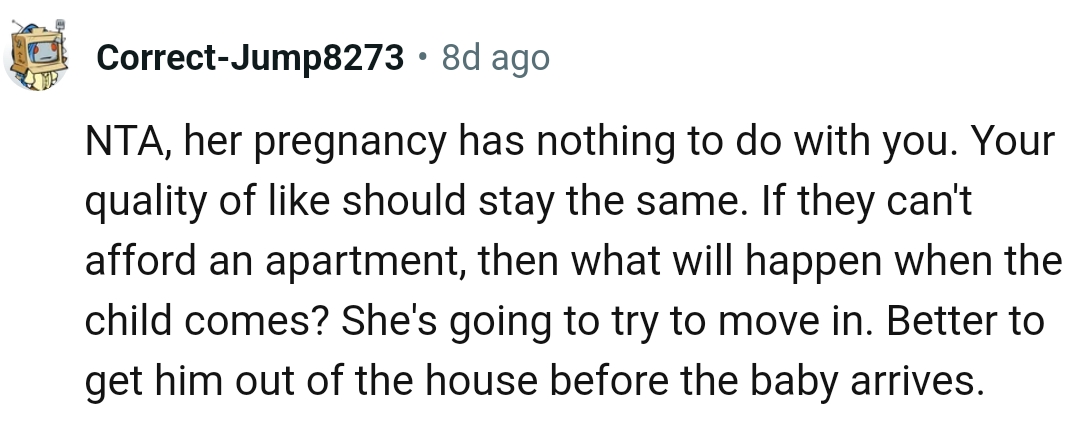 She'll try to move in