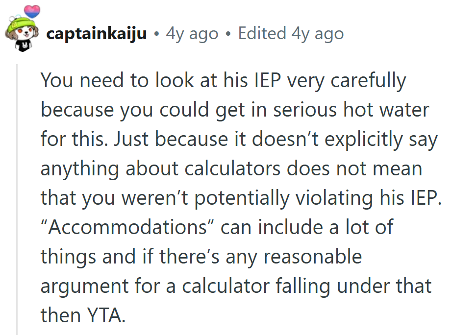 Others warned the teacher that this wasn’t just a moral issue, but a legal one tied to student rights.