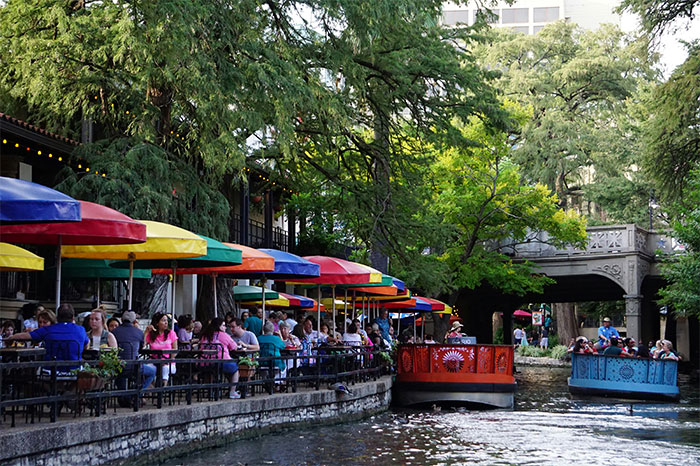 Riverwalk in San Antonio.