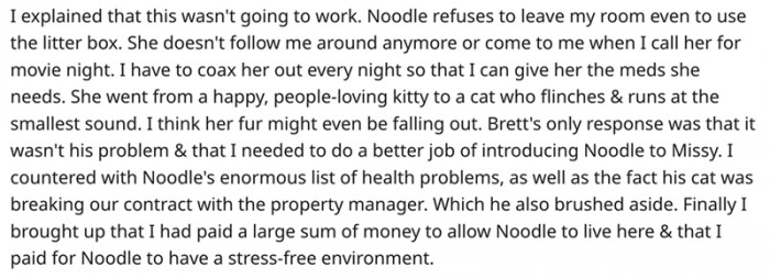 She doesn't follow me around anymore