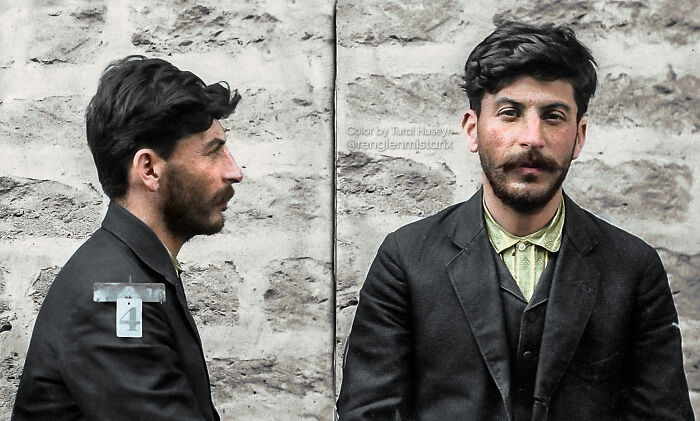 "Stalin In Bailov Prison, Baku, Azerbaijan, March 1910"