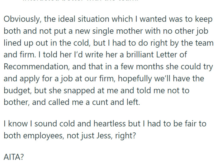 However, that doesn't prevent them from feeling bad about it: