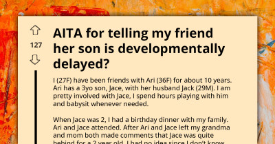 Stay-At-Home Mom Blows Up At Friend For Revealing The Bitter Truth About Her Son