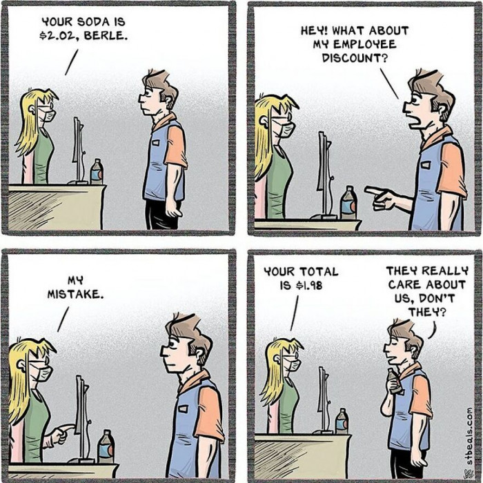 13. When You Want Your Employee Discount...