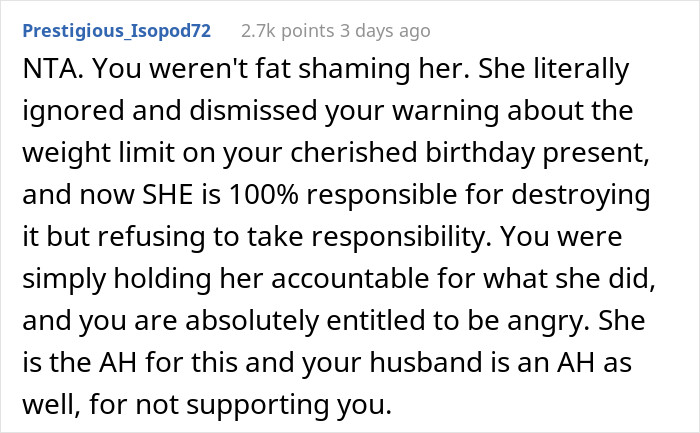 You were just holding her accountable