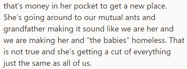 Jenny spreads misinformation among their family too