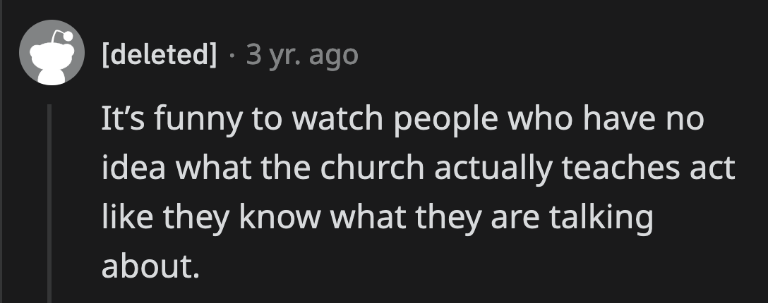 Wasn't loving your neighbor one of God's commandments? Completely unaware that it was conditional on their gender and sexual orientation.