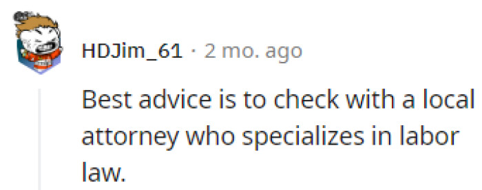 Time to hire an attorney