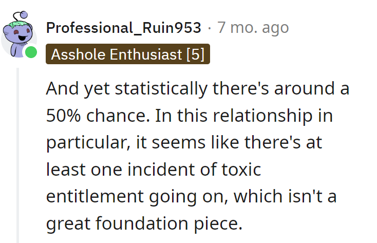 With those odds, we might need a backup plan!