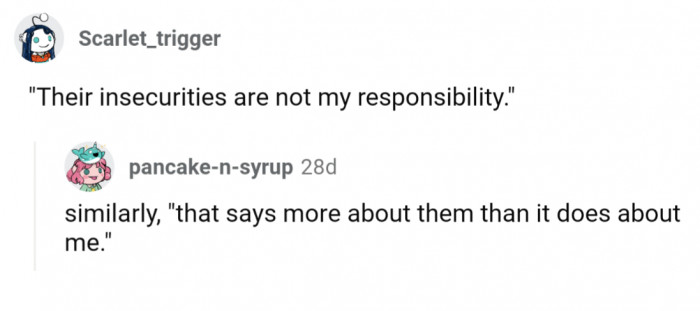 It says more about them