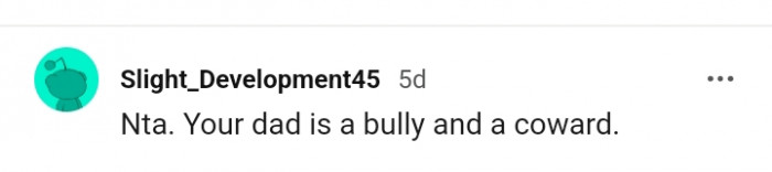 A bully and a coward