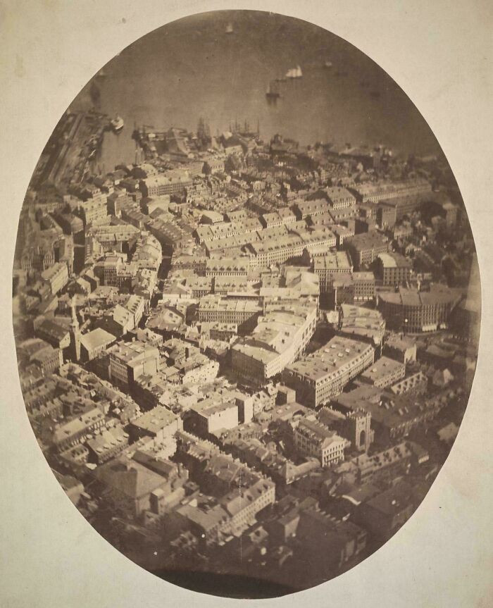 The World's Oldest Still Existing Aerial Photo Ever Taken Was Made In Boston (1860)