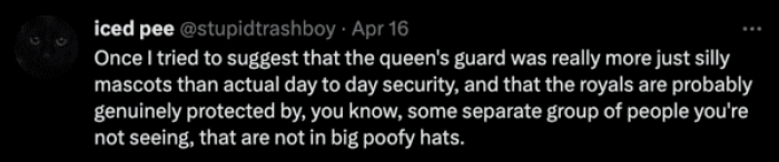 The Security of the Royal Family