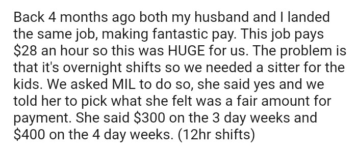 The OP and her husband landed well-paying jobs months ago
