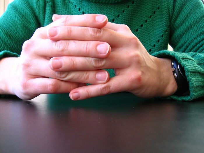 4. People were made to wait for their interviews on the road under the hot sun