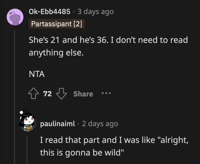 The way the alarms immediately went off in my head!