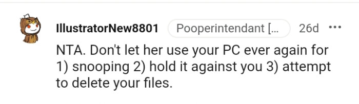 Let's check out what other Redditors have to say regarding the story