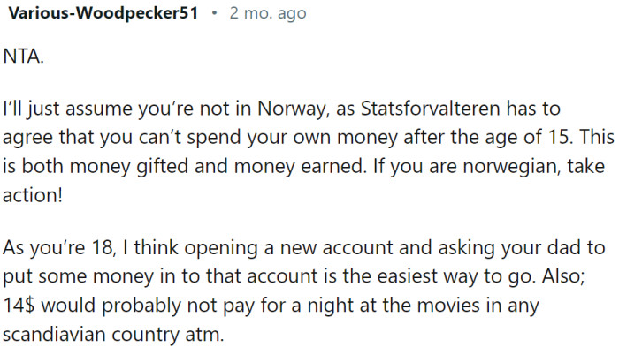 One Redditor from Scandinavia said: