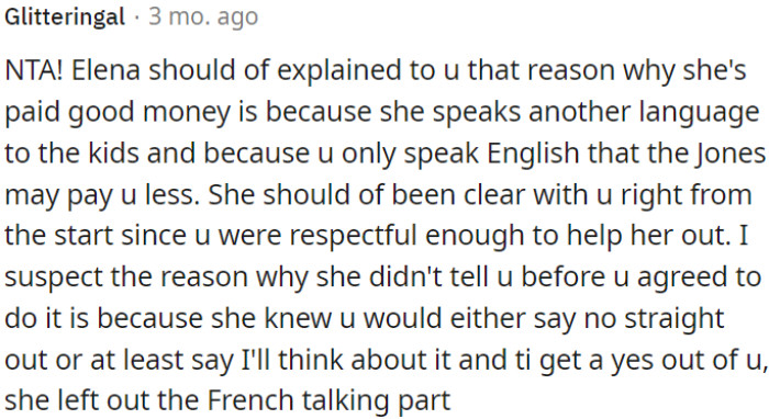 OP's cousin should have been upfront, especially since OP was kind enough to assist her.