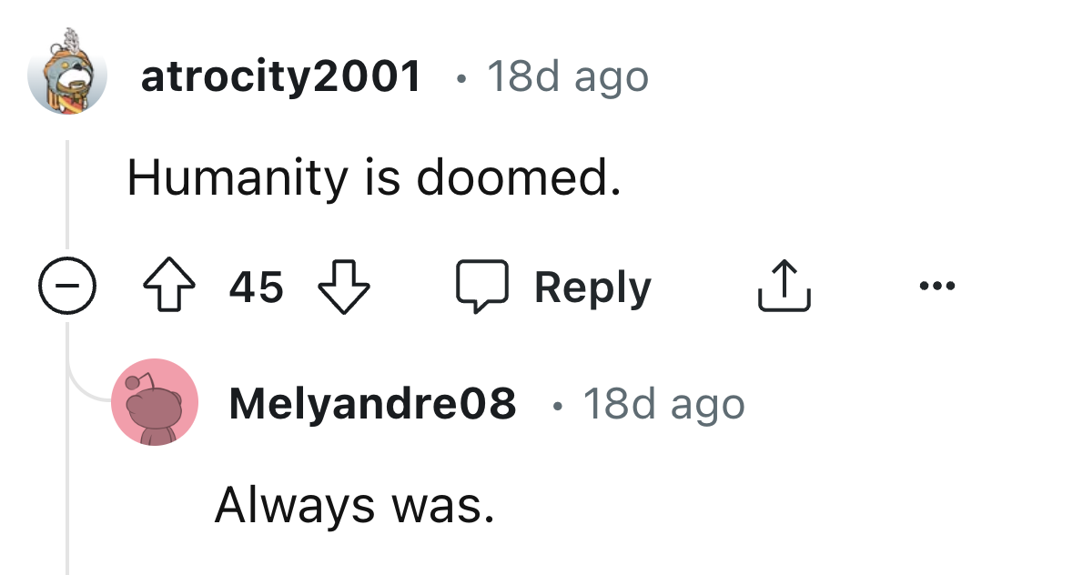 Humanity Might Be Doomed