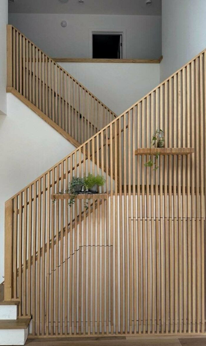 "Custom Stairwell/Bannister/Wall With Hidden Drawers"